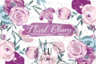 Burgundy Floral Graphics: Elegant and Versatile