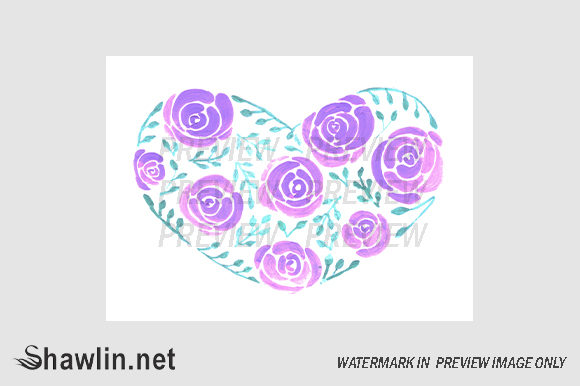 Explore the Beauty of Floral Heart Watercolor