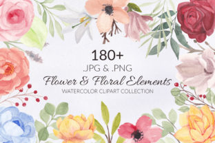 Explore the Versatility of the 188 Flower and Floral Watercolor Set