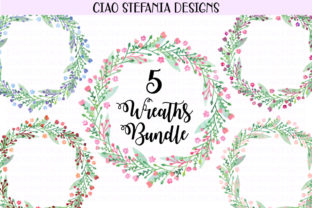 Floral Watercolor Tulips Wreath Bundle: A Versatile and Beautiful Design Resource