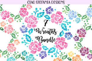 Floral Wreath Watercolor Bundle: A Versatile and Charming Addition to Your Creative Toolkit