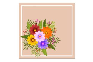 Set of 4 Stylized Floral Bouquets Cards: A Versatile Tool for Personal and Professional Use