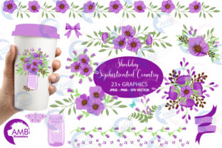 Shabby Chic Floral Clipart: A Perfect Touch for Your Creative Projects
