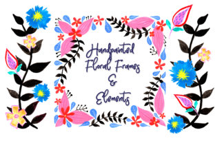 Unlocking Creativity with the Floral Frames and Elements Set: A Versatile Tool for Modern Designers